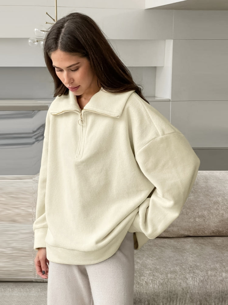 Comfy Knit Collared Top