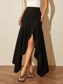 Artistic Asymmetric Summer Skirt