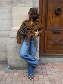 Tailored Double-Breasted Overcoat