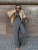 Wool Notch Lapel Jacket