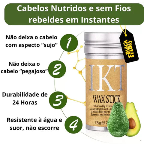 Bastão de Cera Anti Frizz - Wax Stick [Kit em Promoção]
