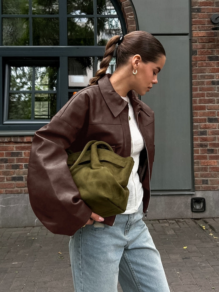 Vintage Pilot Leather Jacket