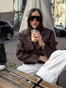 Moto Style Leather Jacket