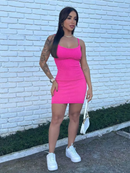 Vestido Anarruga Com Alcinha Camponsesa Canelado