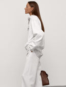 Street Style Letter Print Top