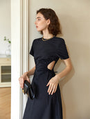 Designer Waist-Defining Midi