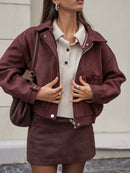 Vintage Button Front Jacket