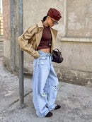 Double-Breasted Trench Jacket