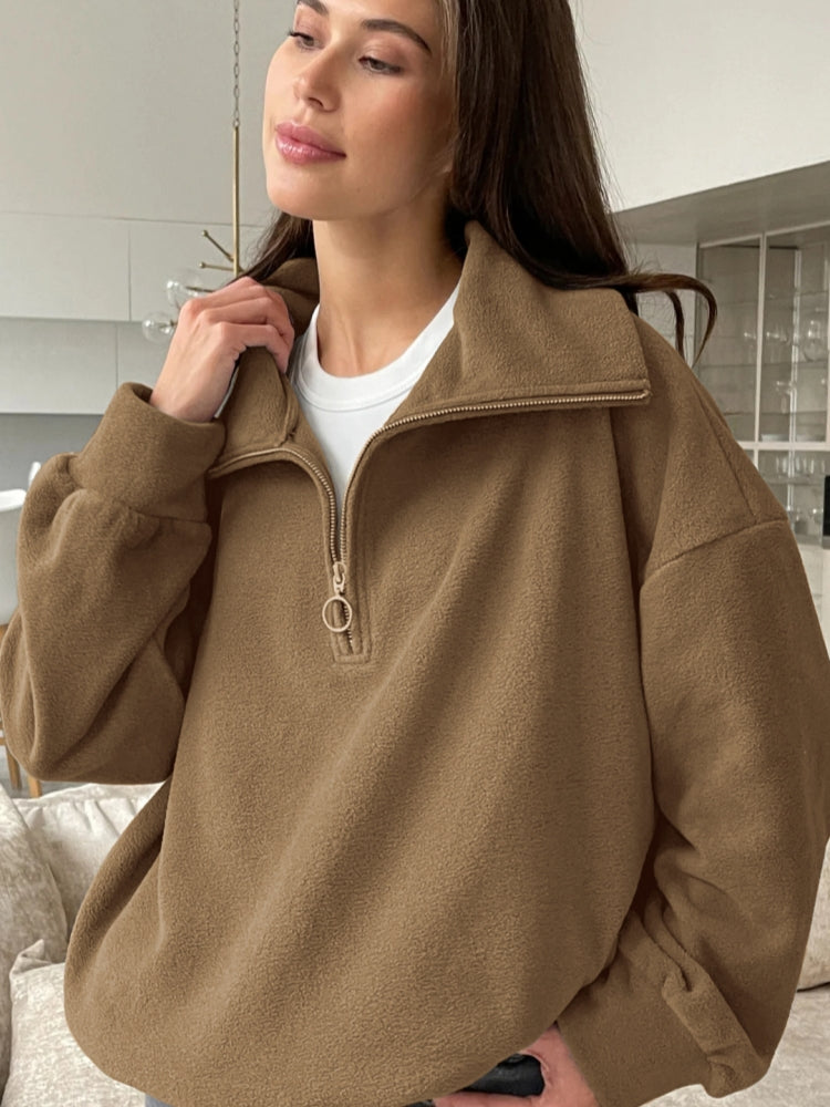 Comfy Knit Collared Top