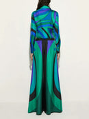 Floral Print Wide-Leg Set