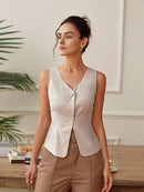 Sophisticated Slim-Fit Waistcoat Vest
