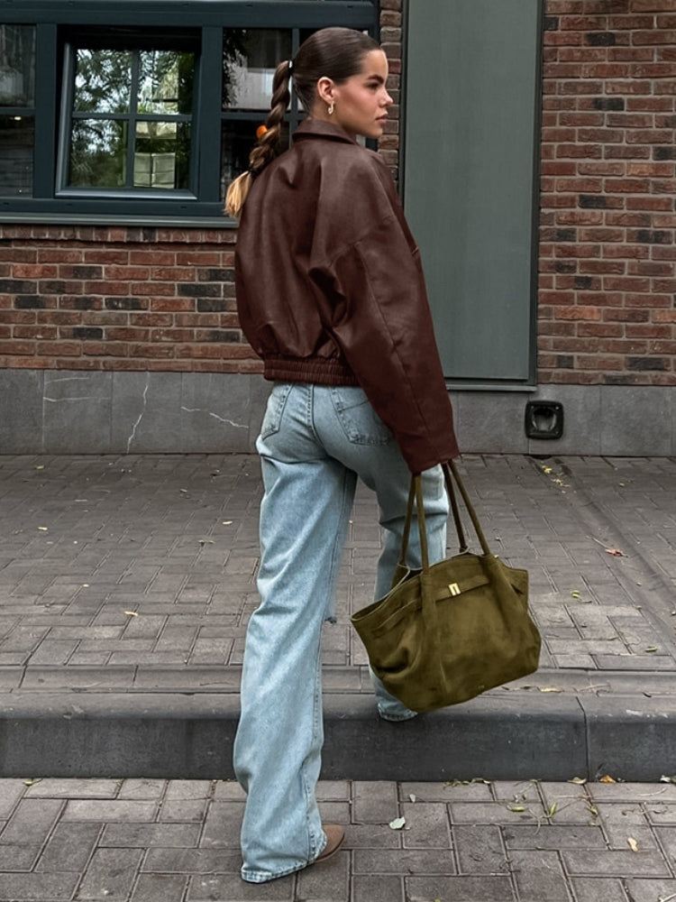 Vintage Pilot Leather Jacket