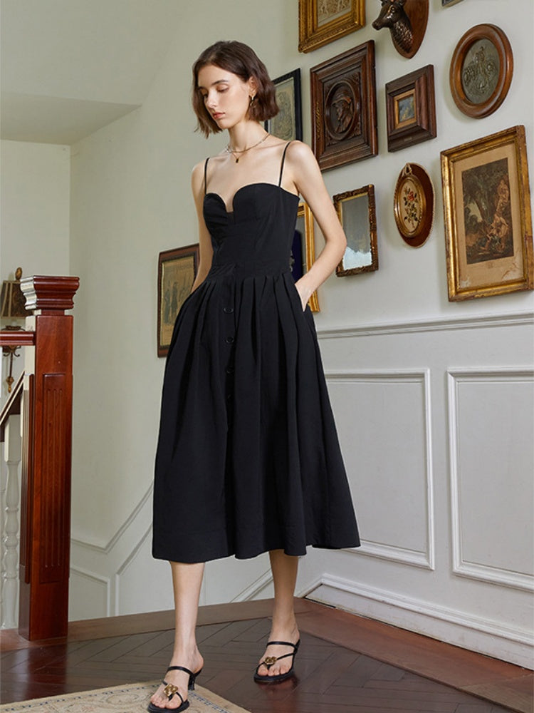 Summer Sweetheart Sleeveless Midi Dress