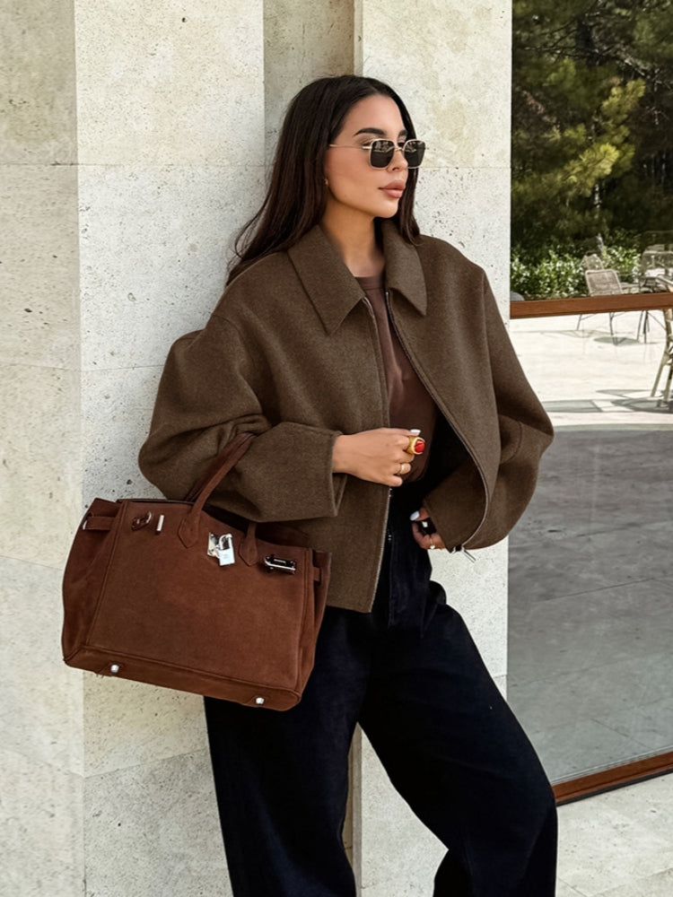 Modern Drop Shoulder Coat
