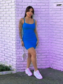 Vestido Anarruga Com Alcinha Camponsesa Canelado