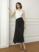 Parisian Style V-neck Halter Top