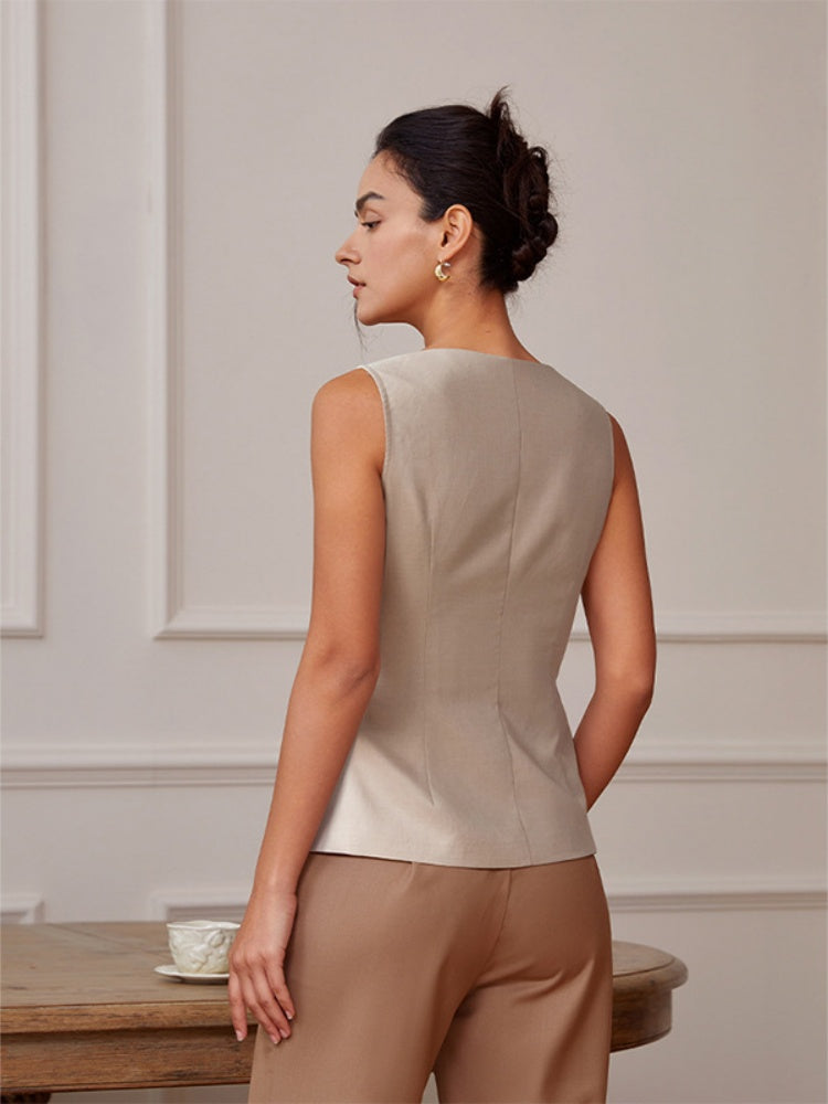 Sophisticated Slim-Fit Waistcoat Vest