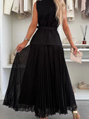 Tweed Vest & Tulle Skirt Set