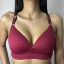 Sutiã Top Fitness com Bojo Alças Reguláveis 100% Algodão