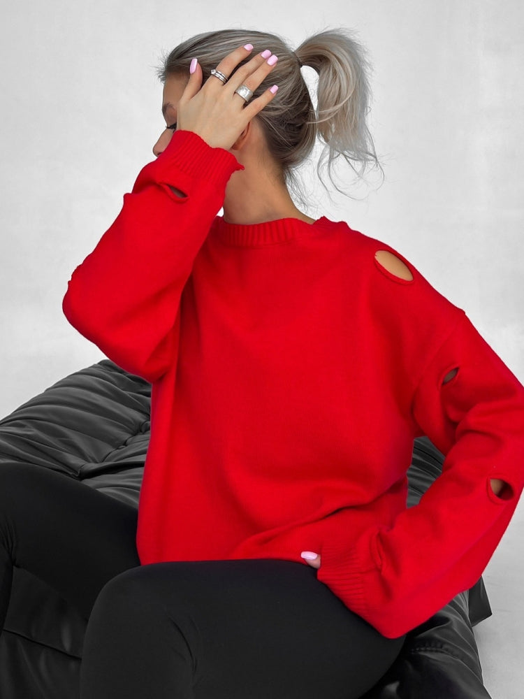 Distressed Oversized Knit