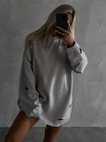 Distressed Oversized Knit