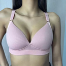 Sutiã Top Fitness com Bojo Alças Reguláveis 100% Algodão