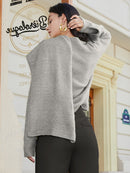 Autumn-Winter Versatile Core-Yarn Pullover