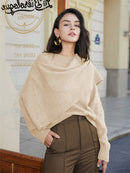 Autumn-Winter Versatile Core-Yarn Pullover