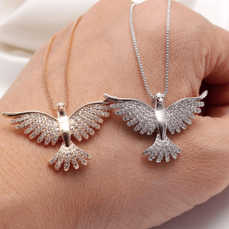 Colar Religioso Espírito Santo com Zircônias