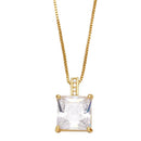 Colar Cristais Folheado a Ouro 18K