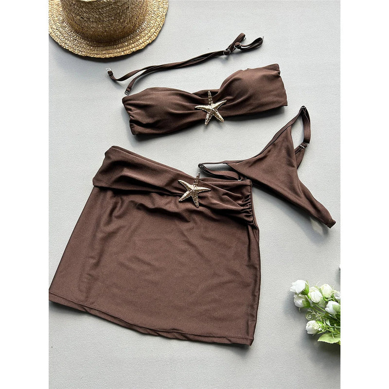 Conjunto de Biquíni e Saia Vivian - Elegancce