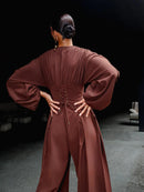 Plunge Neck Jumpsuit