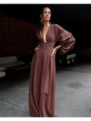 Plunge Neck Jumpsuit