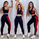 Conjunto Calça Legging Suplex Cós Alto + Top com Bojo