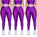 Kit 3 Calça Legging 3D Cintura Alta Levanta Bumbum