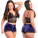 Pijama Baby Doll Veludo Katarina