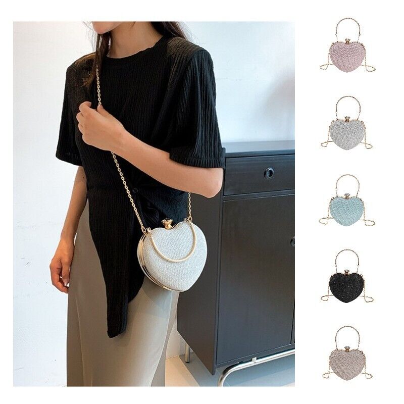 Bolsa Coração Brilhante