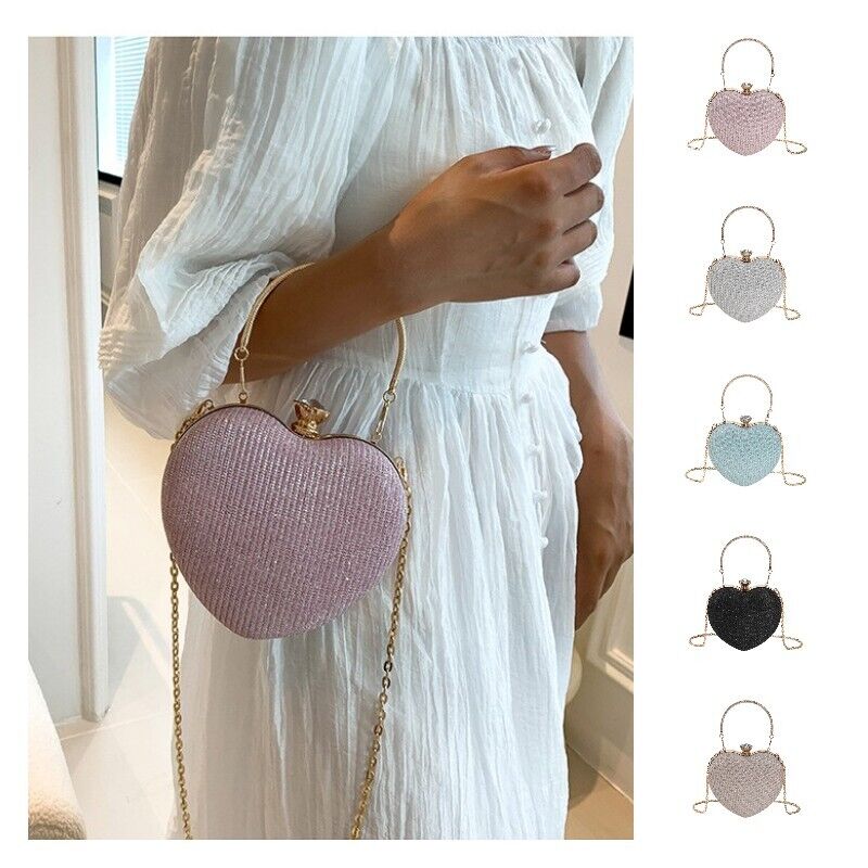 Bolsa Coração Brilhante