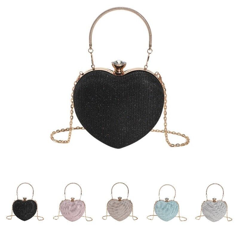 Bolsa Coração Brilhante
