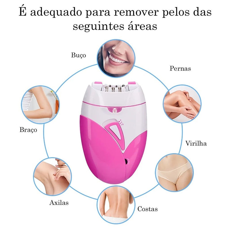 Depilador Elétrico Recarregável Femilise